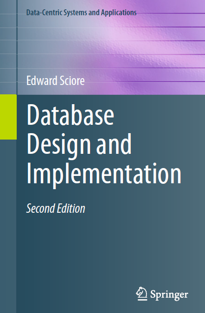 Cover of Database Design and Implementation, Second Edition, by Edward Sciore